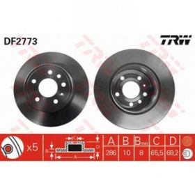 TRW DF2773 Arka Fren Diski