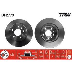 TRW DF2773 Arka Fren Diski
