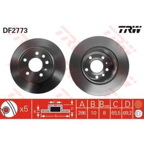 TRW DF2773 Arka Fren Diski