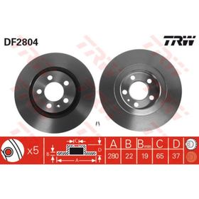 TRW DF2804 Ön Fren Aynası
