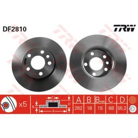 TRW DF2810 Ön Fren Aynası