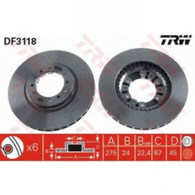 TRW DF3118 Ön Fren Aynası