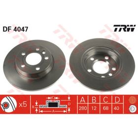 TRW DF4047 Arka Fren Aynası