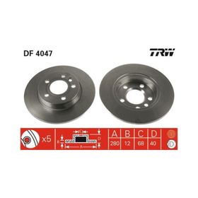 TRW DF4047 Arka Fren Aynası