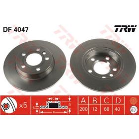TRW DF4047 Arka Fren Aynası