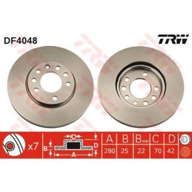 Trw DF4048 Opel Astra G Ön Fren Diski