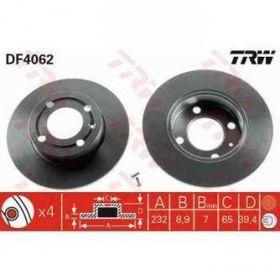 TRW DF4062 Arka Fren Aynası