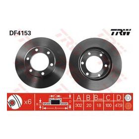 TRW DF4153 Ön Fren Aynası