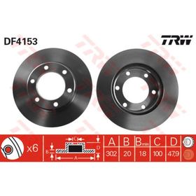 TRW DF4153 Ön Fren Aynası