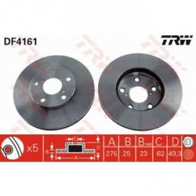 Trw DF4161 Toyota Rav 4 Ön Fren Diski