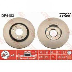 TRW DF4183 Ayna Ön Fren Diski