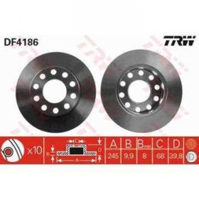 TRW DF4186 Arka Fren Aynası