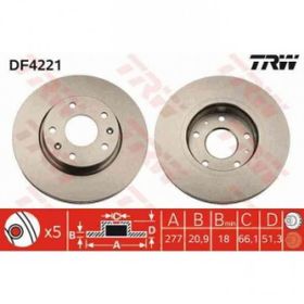 TRW DF4221 Freelander Ön Fren Diski