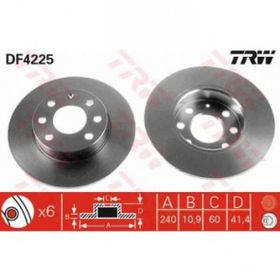 TRW DF4225 Hava Ön Fren Diski