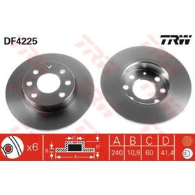TRW DF4225 Hava Ön Fren Diski