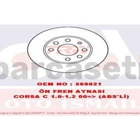 Trw DF4236 Opel Corsa C Ön Fren Diski