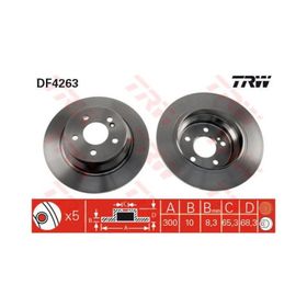 TRW DF4263 C218 Arka Fren Diski