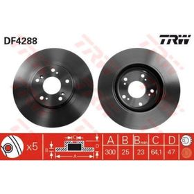 TRW DF4288 Ayna Ön Fren Diski