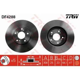 TRW DF4288 Ayna Ön Fren Diski