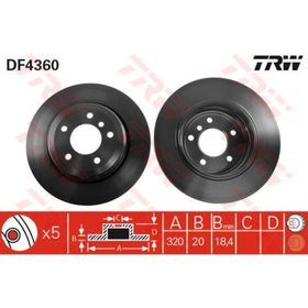 TRW DF4360 Bmw Arka Fren Diski