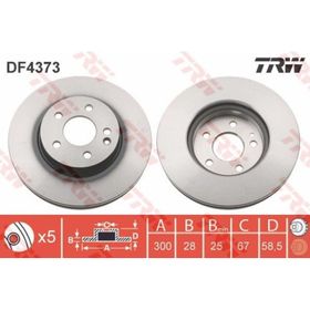 TRW DF4373 Viano Ön Fren Diski