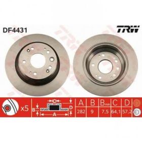 TRW DF4431 Arka Fren Aynası