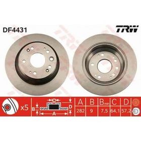 TRW DF4431 Arka Fren Aynası
