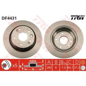 TRW DF4431 Arka Fren Aynası