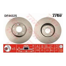 Trw DF4432S Honda Accord Ön Fren Diski