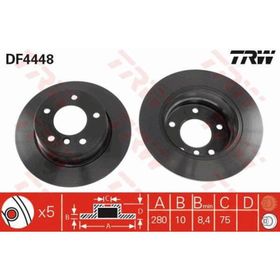 TRW DF4448 Arka Fren Diski