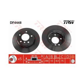 TRW DF4448 Arka Fren Diski