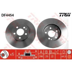 TRW DF4454 Havalı Ön Fren Aynası