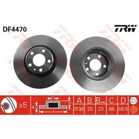 TRW DF4470 Ön Fren Aynası