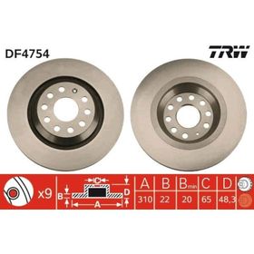 TRW DF4754 Arka Fren Aynası