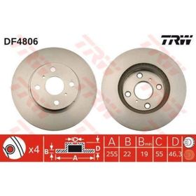 TRW DF4806 Ön Fren Aynası