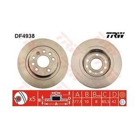 TRW DF4938 Arka Fren Diski