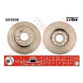 TRW DF4938 Arka Fren Diski