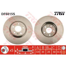TRW DF6015S Ön Fren Diski