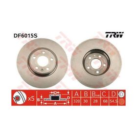 TRW DF6015S Ön Fren Diski