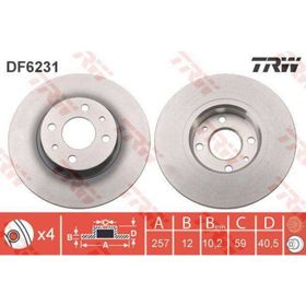 TRW DF6231 Ön Fren Aynası