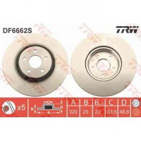 TRW DF6662S Ön Fren Aynası