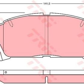 Trw GDB1145 Toyota Avensis Ön Fren Balatası