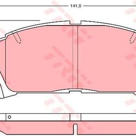 Trw GDB1145 Toyota Avensis Ön Fren Balatası