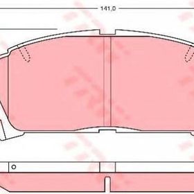Trw GDB1145 Toyota Avensis Ön Fren Balatası