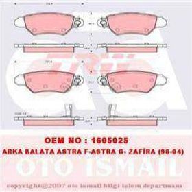 TRW GDB1352 Arka Fren Balatası