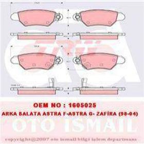 TRW GDB1352 Arka Fren Balatası