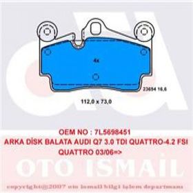 TRW GDB1652 Arka Fren Balatası