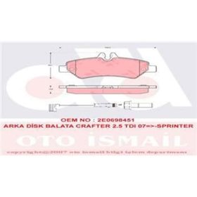TRW GDB1697 ARC000 Arka Fren Balatası
