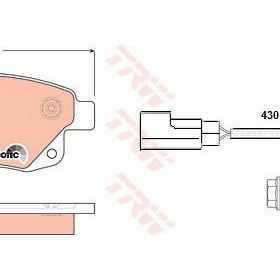 TRW GDB1725 Arka Fren Balatası
