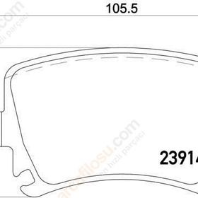 TRW GDB1763 VW Passat 06-15 Tiguan 08-11 Arka Fren Balatası